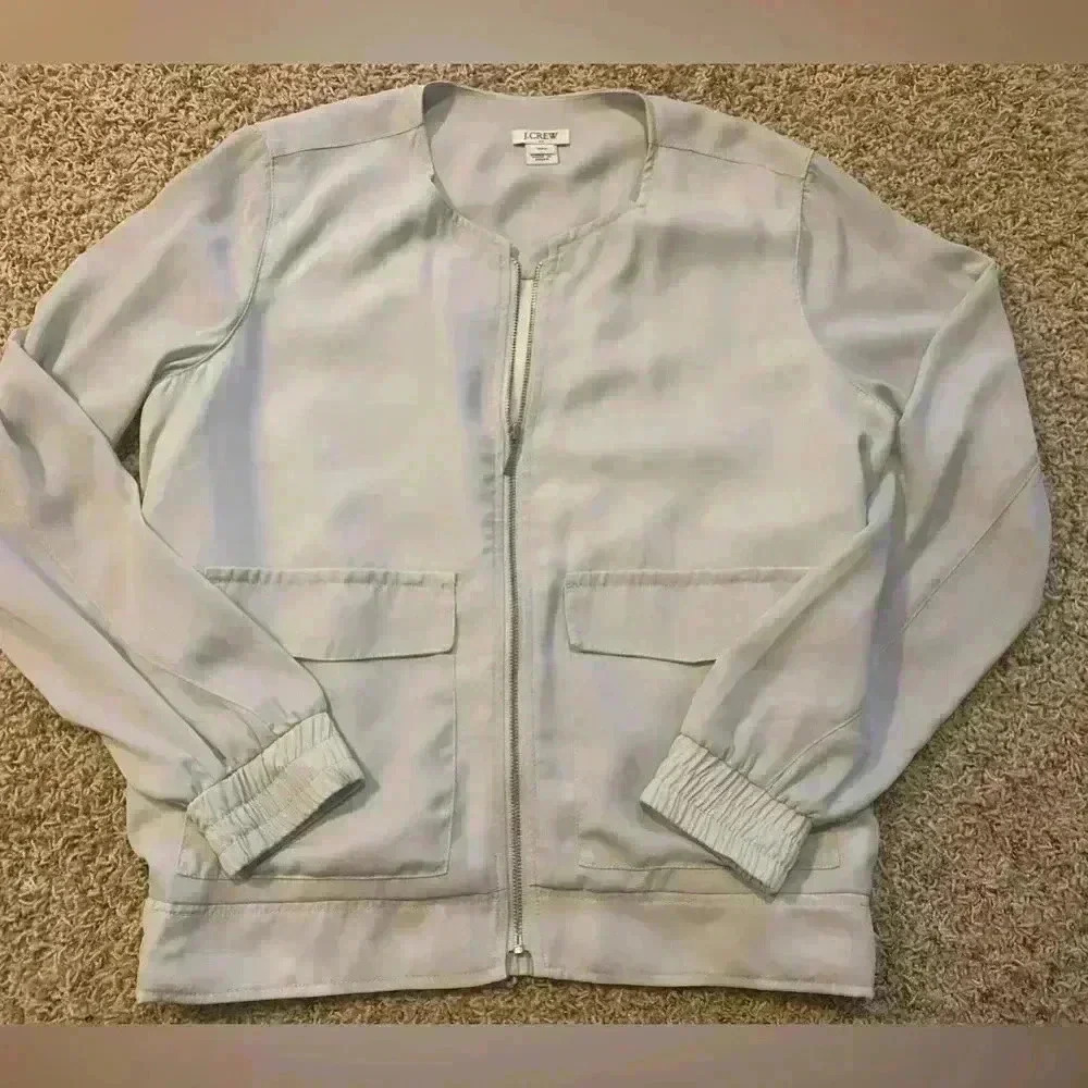 J. Crew Drapery Collarless Women’s Blazer Jacket Size XXS - Picture 2 of 13